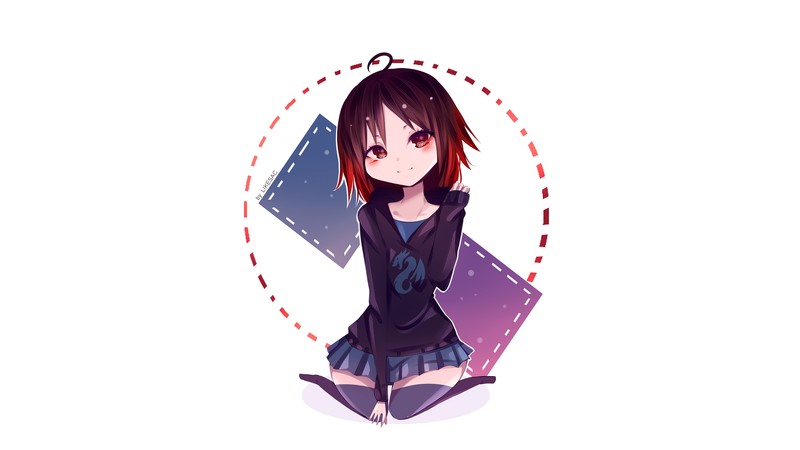 anime girl, anime, artist, artwork, digital art, hd, 4k, deviantart
