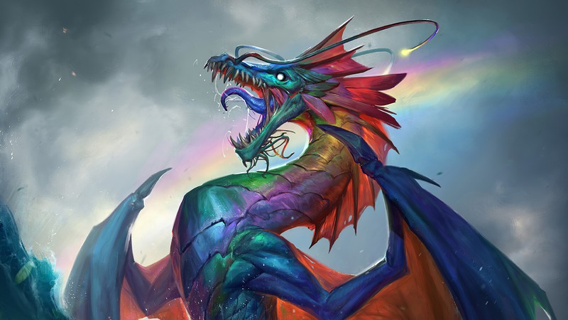 dragon, artist, artwork, digital art, hd, 4k, artstation
