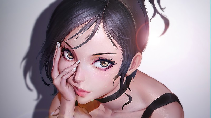 portrait, artist, artwork, digital art, hd, 4k, artstation