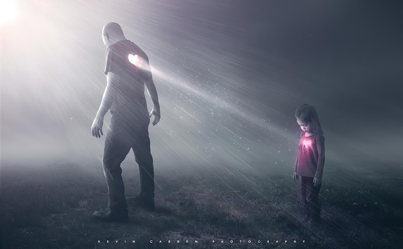 father, daughter, artist, artwork, digital art, hd, 4k, deviantart