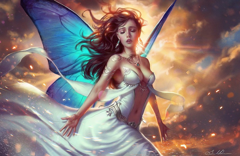 fantasy girls, fantasy, artist, artwork, digital art, hd, deviantart