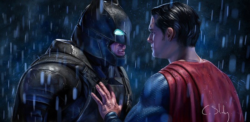 batman, superman, superheroes, artwork, hd, 4k, artstation