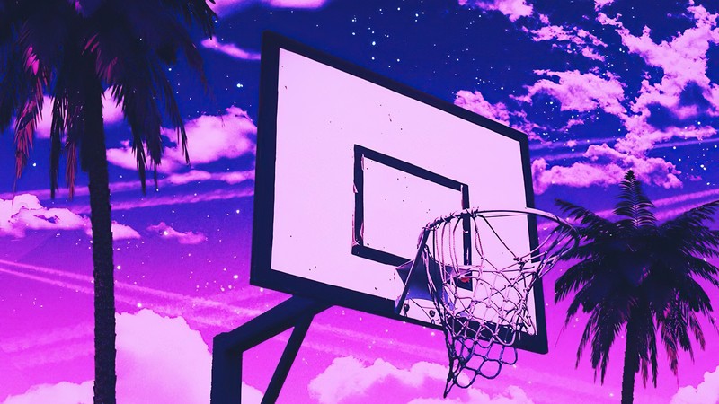 basketball, artist, artwork, digital art, hd, 4k, pink