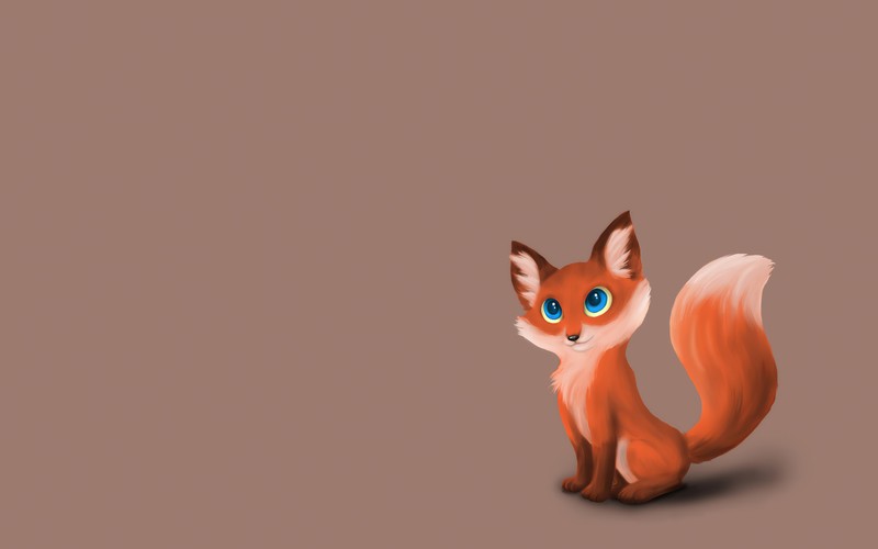 fox, minimalism, minimalist, artist, artwork, digital art, hd, 4k