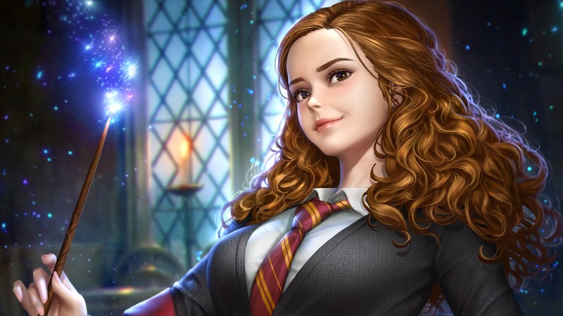 emma watson, harry potter, artist, artwork, digital art, hd, 4k, artstation