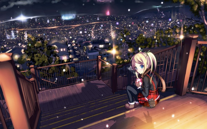 anime girl, anime, artist, artwork, digital art, hd, 4k