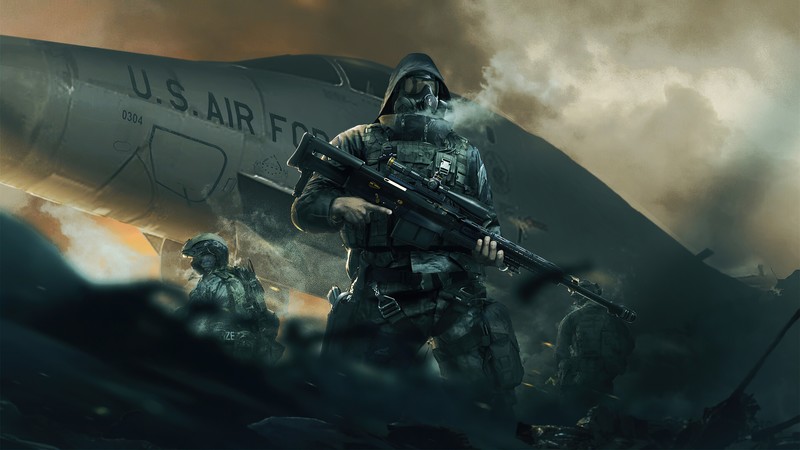 sniper, warrior, artist, artwork, hd, 4k