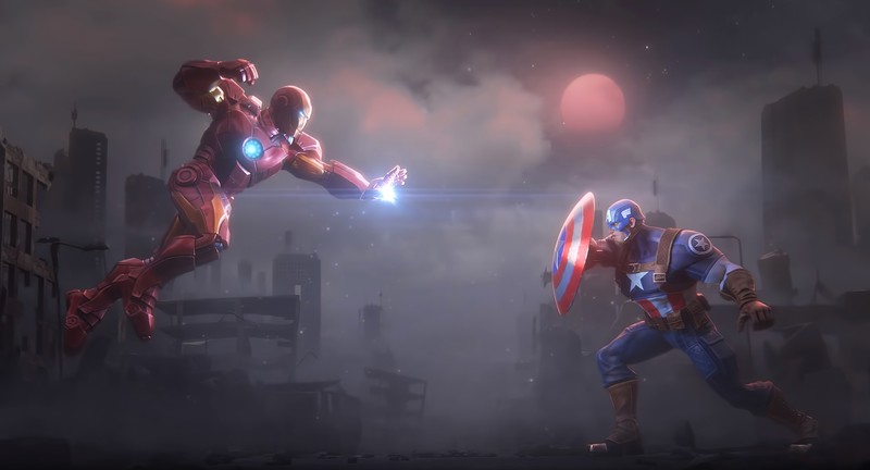 captain america, iron man, superheroes, artwork, hd, 4k