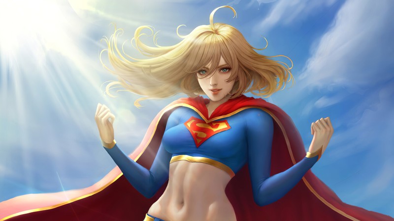 supergirl, superheroes, artist, artwork, digital art, hd, 4k, artstation