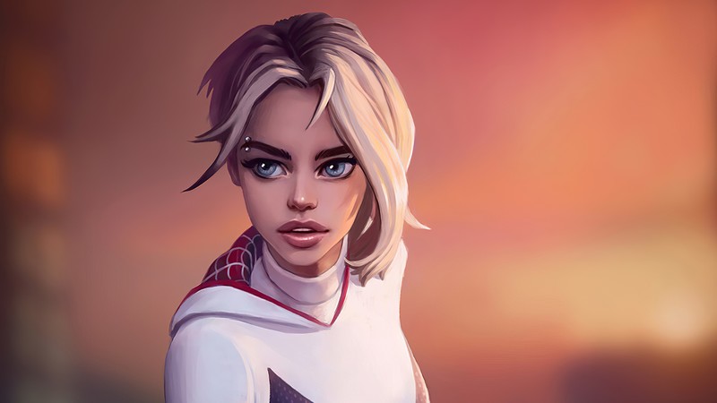 gwen stacy, superheroes, hd, 4k, artstation, artist, artwork, digital art