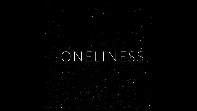 lonely, sad, typography, hd, 4k, dark, black