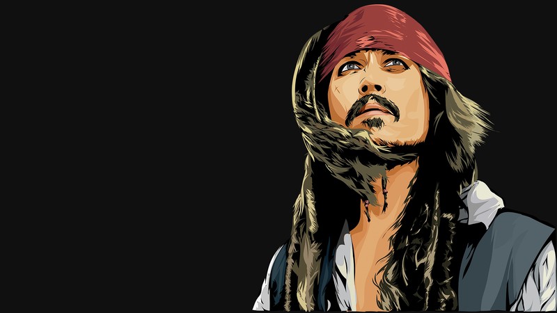 jack sparrow, artist, hd, 4k, artwork, digital art, johnny depp