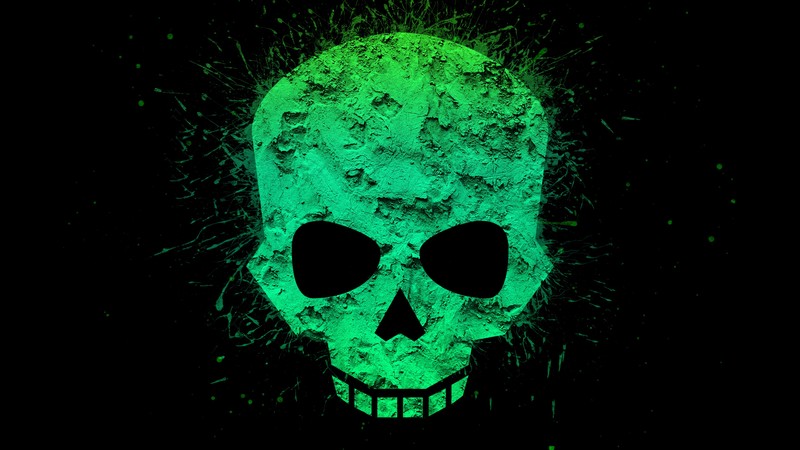 skull, artist, artwork, digital art, hd, 4k, dark, black