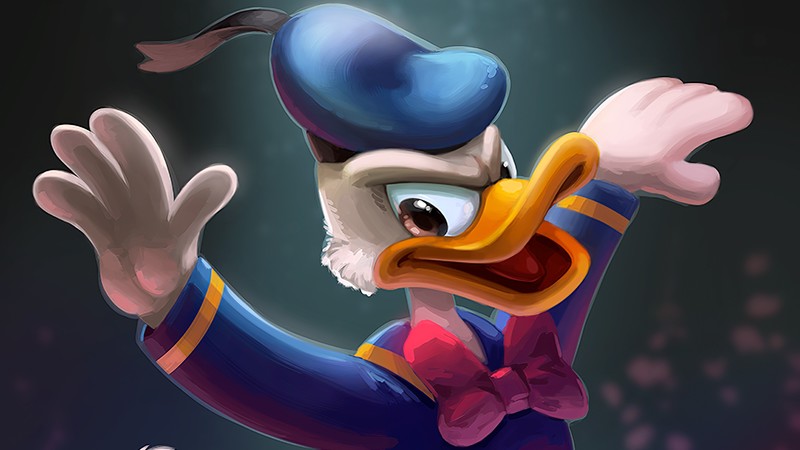donald duck, cartoons, hd, artist, artwork, digital art, 4k, deviantart