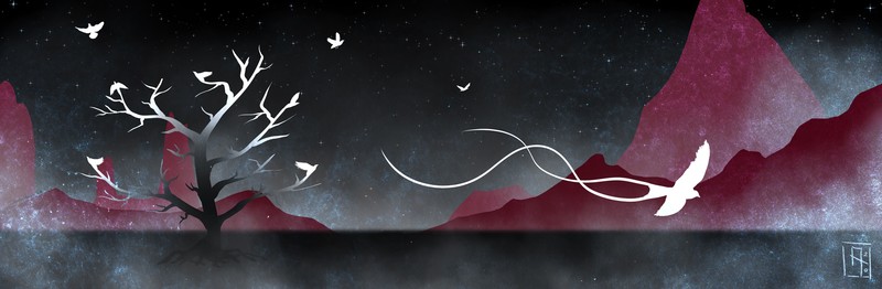 birds, artist, artwork, digital art, hd, 4k, wide, deviantart