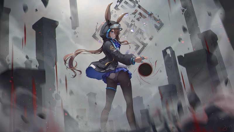 anime girl, anime, artist, artwork, digital art, hd, 4k, deviantart