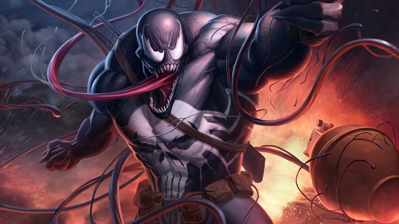 venom, superheroes, artwork, hd, 4k, artstation
