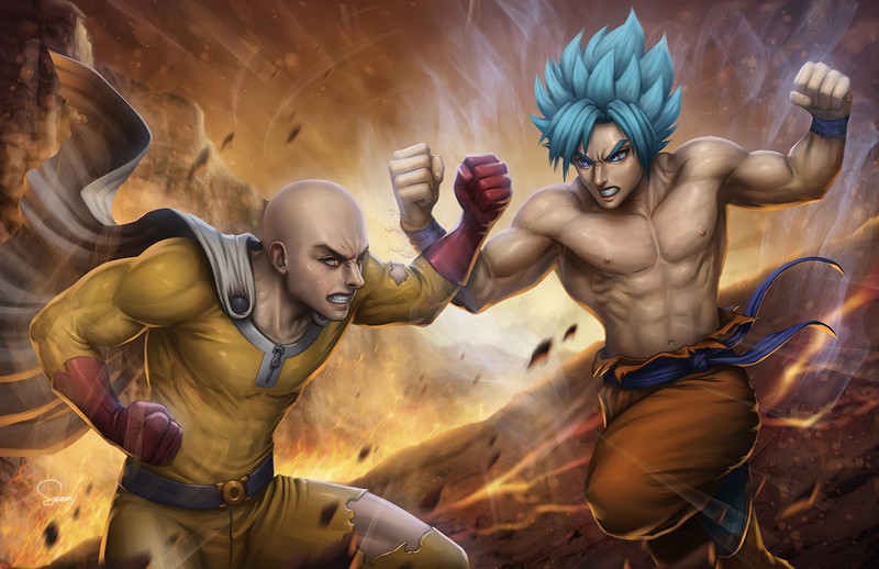 goku, anime, artwork, hd, 4k, artstation