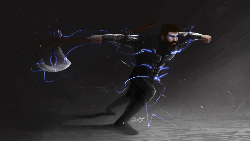 thor, superheroes, hd, artwork, artist, digital art, 4k, artstation