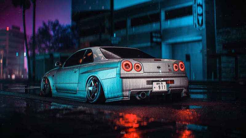 nissan skyline, need for speed, games, hd, 4k, artstation
