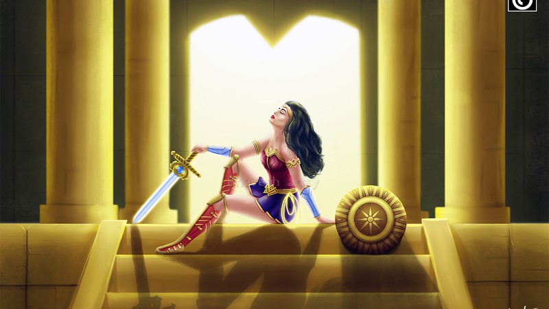 wonder woman, superheroes, artist, artwork, digital art, hd