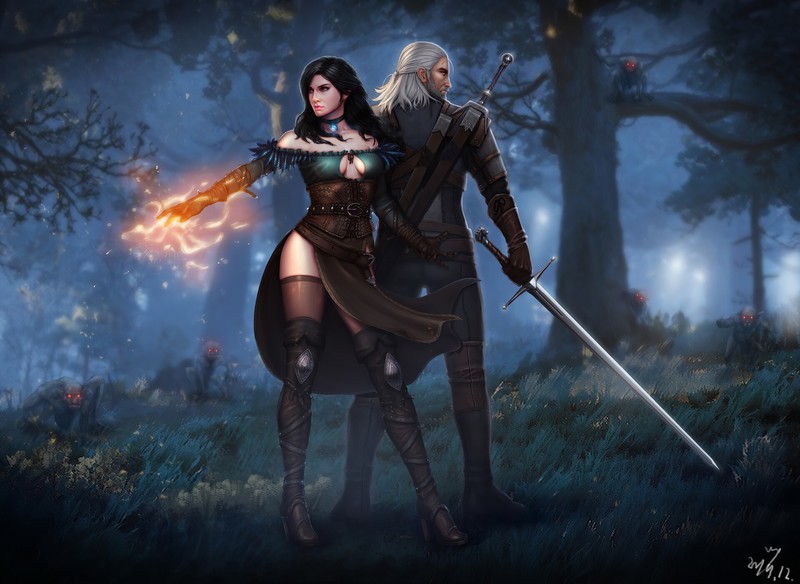 the witcher 3, games, ps4 games, xbox games, pc games, hd, 4k, artstation