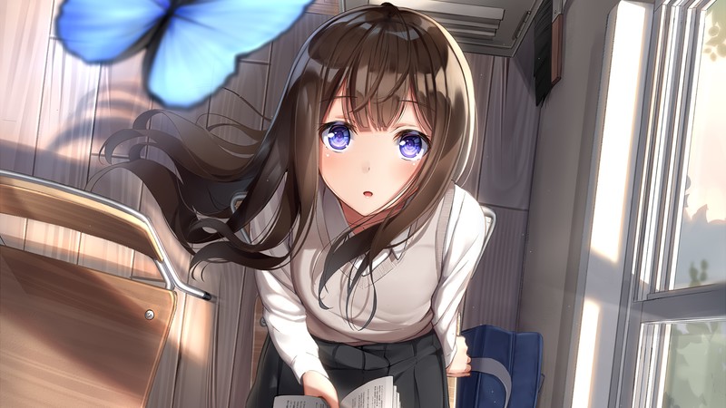 anime girl, anime, artist, artwork, digital art, hd, 4k