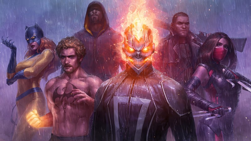 marvel future fight, games, hd, superheroes, 4k, artstation