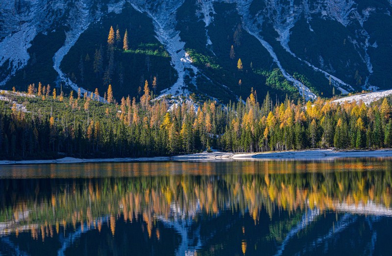mountains, lake, nature, hd, 4k