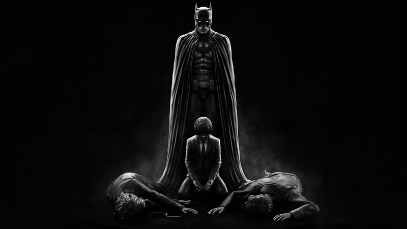batman, superheroes, hd, 4k, dark, black, behance