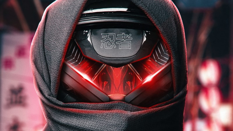 scifi, ninja, artist, artwork, digital art, hd, 4k