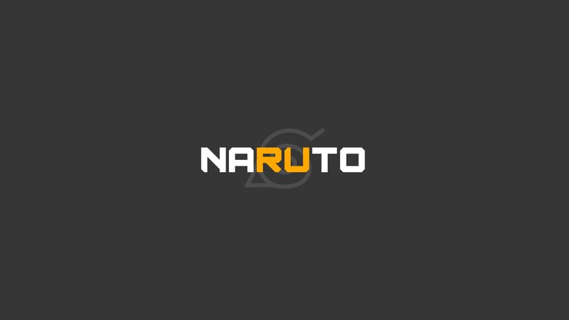 naruto, anime, logo, hd, 4k, 5k, minimalism, minimalist