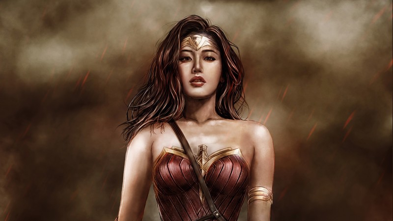 wonder woman, superheroes, artwork, digital art, hd, 4k