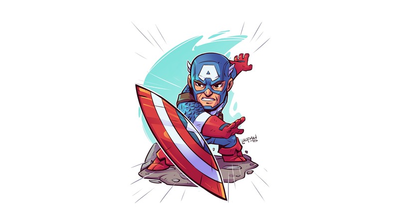 captain america, superheroes, hd, minimalism, minimalist, 4k