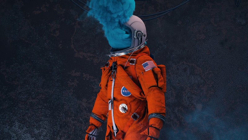 astronaut, artist, artwork, digital art, hd, 4k