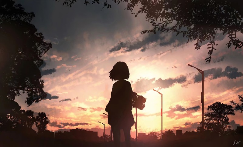 anime girl, anime, artist, artwork, digital art, hd, 4k