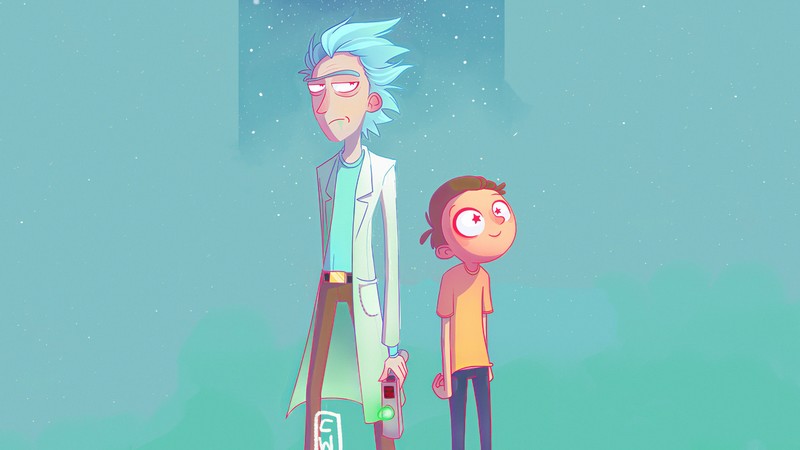 rick and morty, tv shows, hd, 4k, deviantart