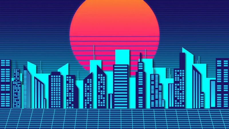 retrowave, artist, artwork, digital art, hd, 4k, artstation
