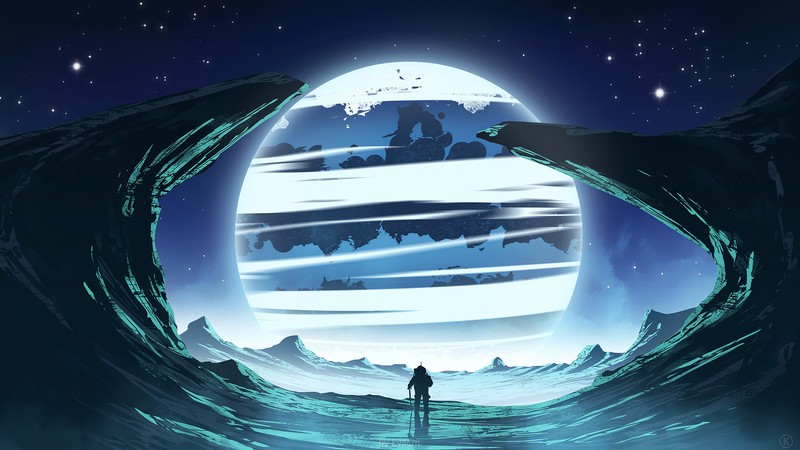 astronaut, artist, artwork, digital art, hd, 4k, deviantart