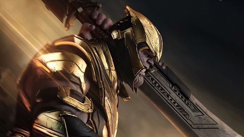 thanos, supervillain, superheroes, hd, 4k