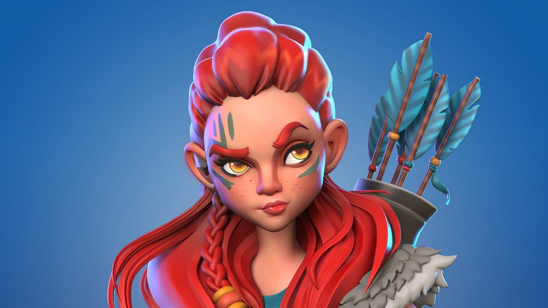 aloy, horizon zero dawn, games, pc games, xbox games, ps games, hd, 4k, artstation