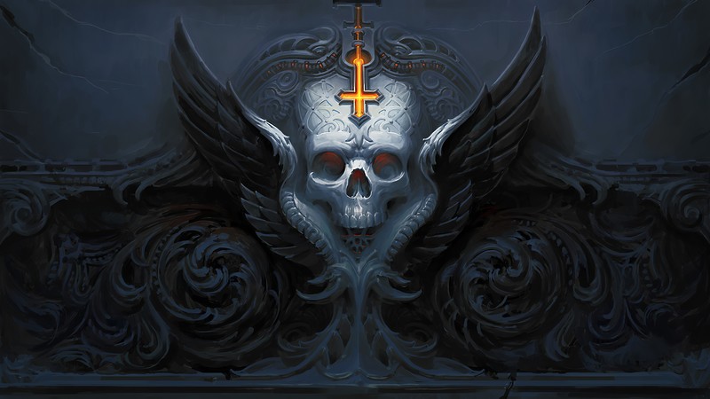 skull, artist, artwork, digital art, hd, 4k, artstation