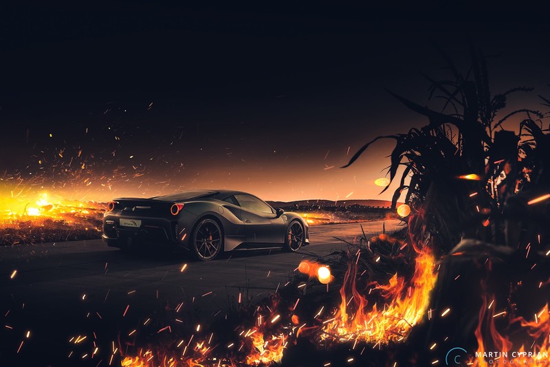 ferrari 488, ferrari, cars, hd, behance