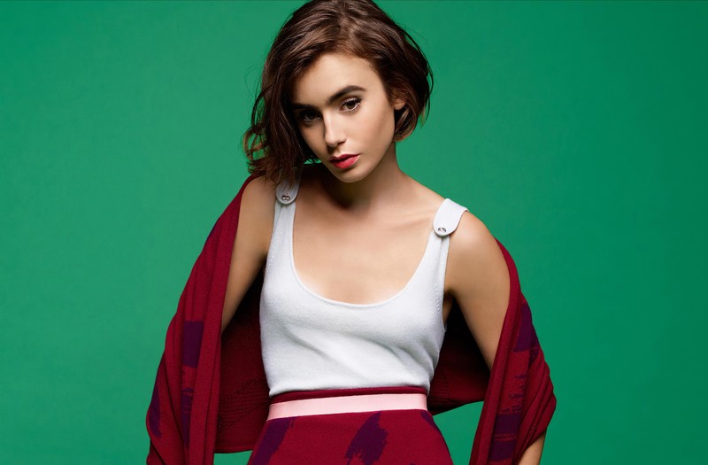 lily collins, celebrities, girls, hd, photoshoot, 4k