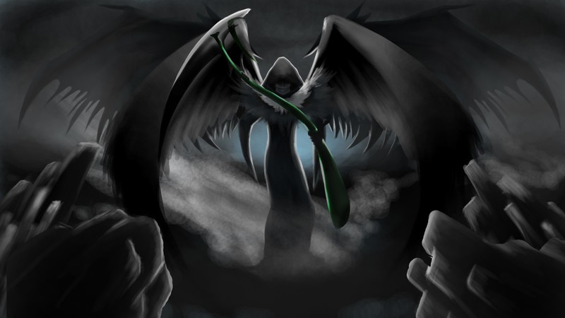 grim reaper, death, artist, artwork, digital art, hd, 4k