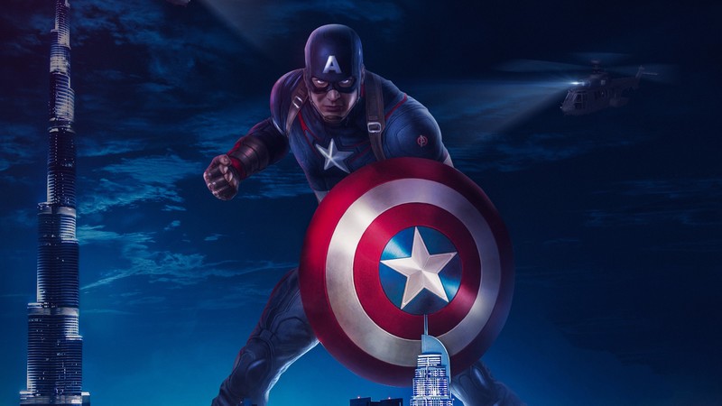 captain america, hd, 4k, superheroes, artwork