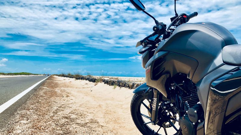 yamaha fz25, yamaha, motorcycle, bike, black, road, 4k