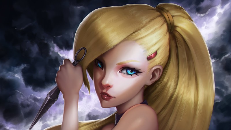 naruto, anime girl, anime, artist, artwork, digital art, hd, 4k, artstation