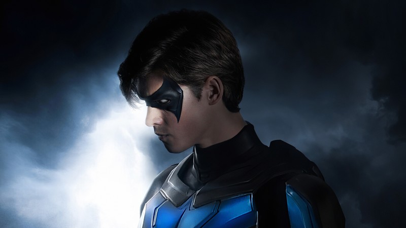 nightwing, hd, 4k, superheroes, titans, artstation, tv shows