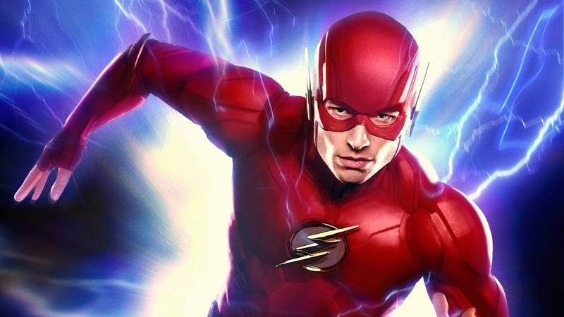 flash, hd, 4k, superheroes, digital art, artwork
